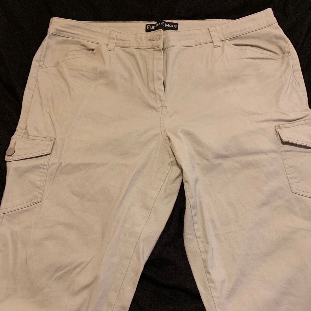 Khaki chino cargo pants